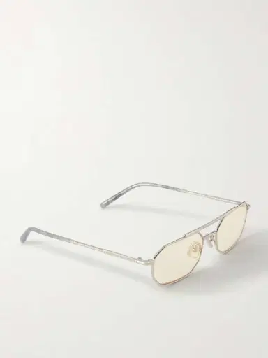 Brunello Cucinelli Square-frame Silver-tone Optical Glasses | Thumbnail 3