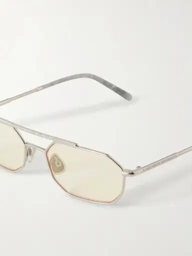 Brunello Cucinelli Square-frame Silver-tone Optical Glasses | Thumbnail 4