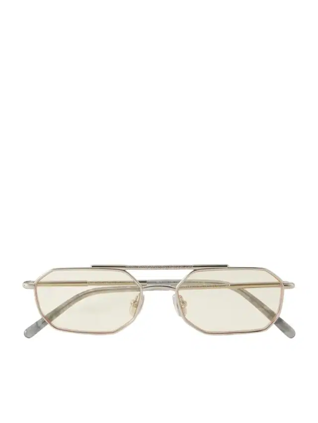 Brunello Cucinelli Square-frame Silver-tone Optical Glasses