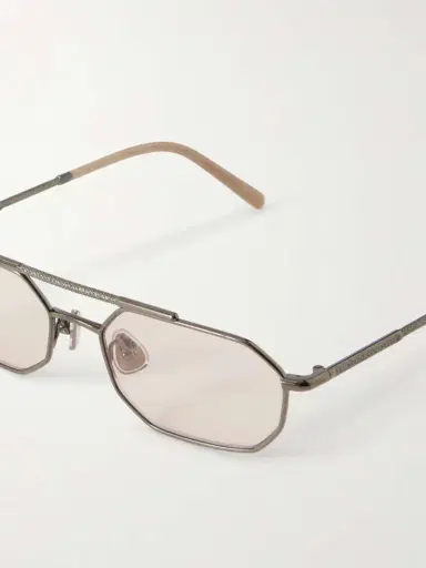 Brunello Cucinelli Aviator-style Titanium Optical Glasses | Thumbnail 4 Brunello Cucinelli Aviator-style Titanium Optical Glasses | Thumbnail 4