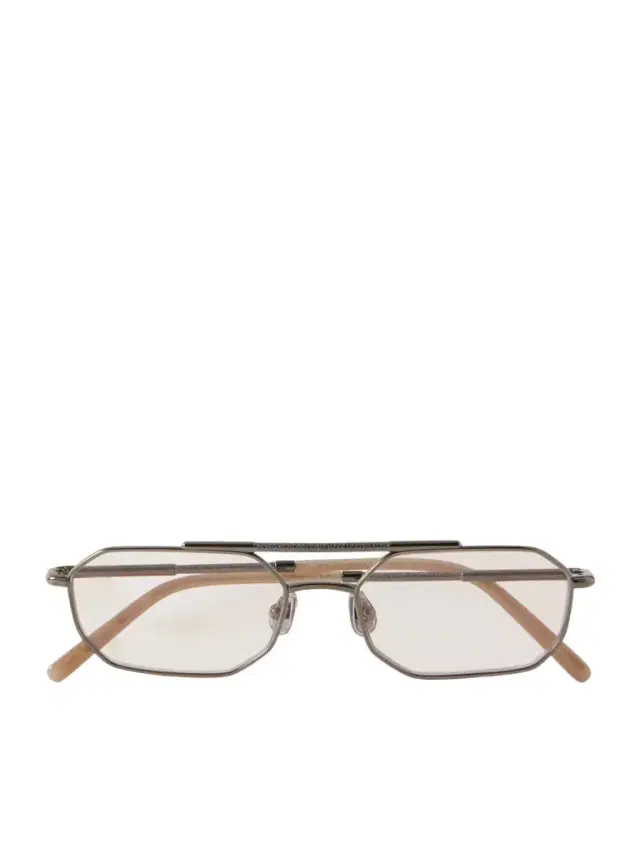 Brunello Cucinelli Aviator-style Titanium Optical Glasses
