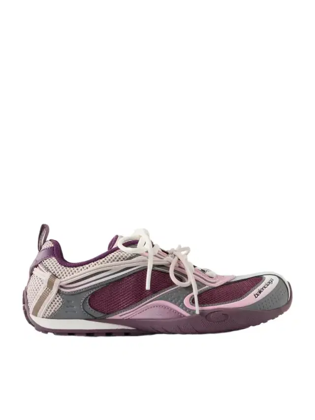 Radar Gradient Rubber-trimmed Mesh Sneakers