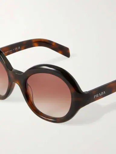 PRADA EYEWEAR Round-frame Acetate Sunglasses | Thumbnail 4