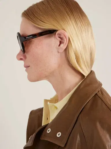 PRADA EYEWEAR Round-frame Acetate Sunglasses | Thumbnail 5