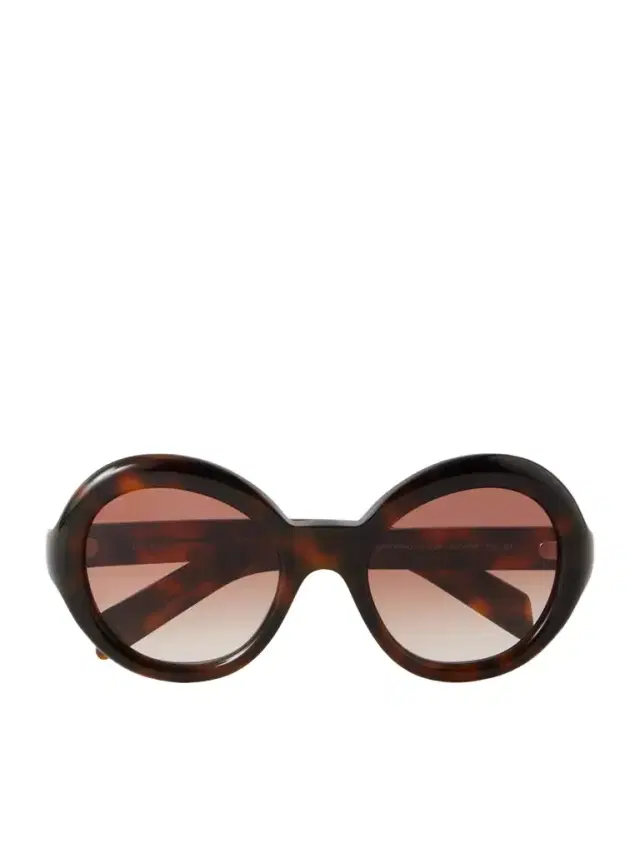 PRADA EYEWEAR Round-frame Acetate Sunglasses