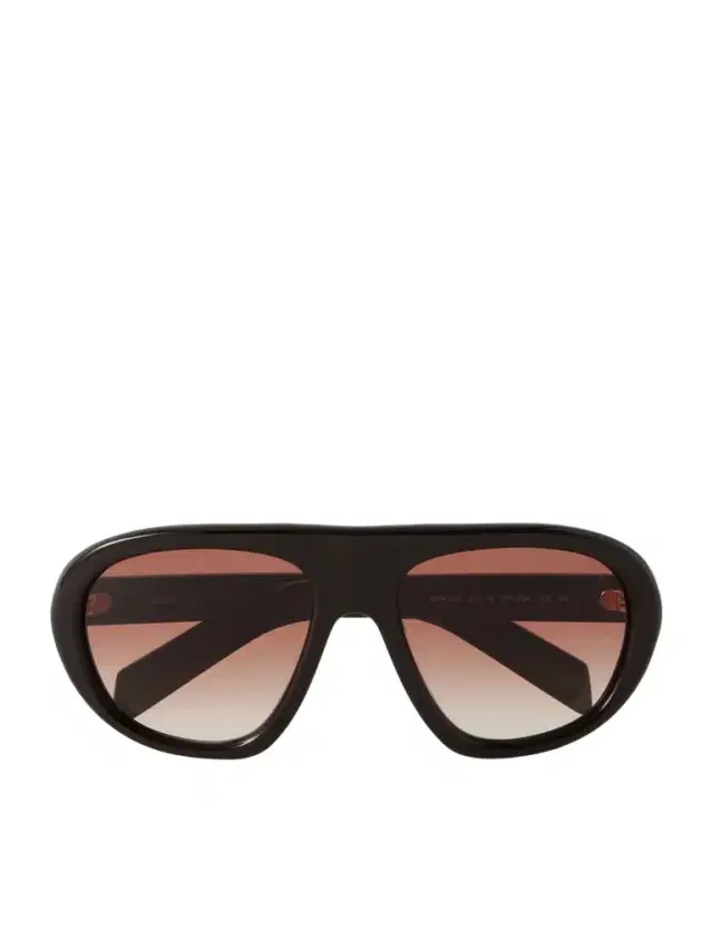 PRADA EYEWEAR Oversized Aviator-style Acetate Sunglasses