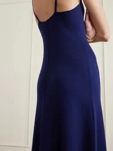 Arch4 Clarbeston Cotton, Silk And Cashmere-blend Maxi Dress | Thumbnail 4