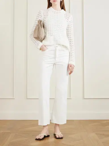 Arch4 Sunny Crocheted Cotton Sweater | Thumbnail 2