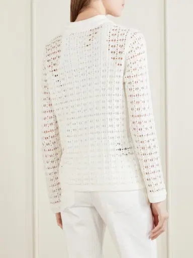 Arch4 Sunny Crocheted Cotton Sweater | Thumbnail 4