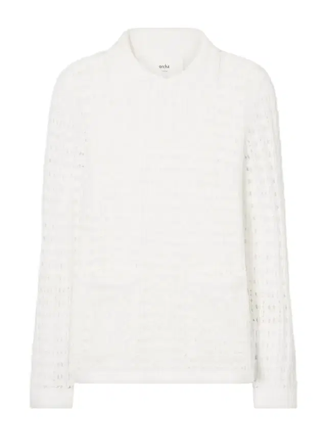 Arch4 Sunny Crocheted Cotton Sweater