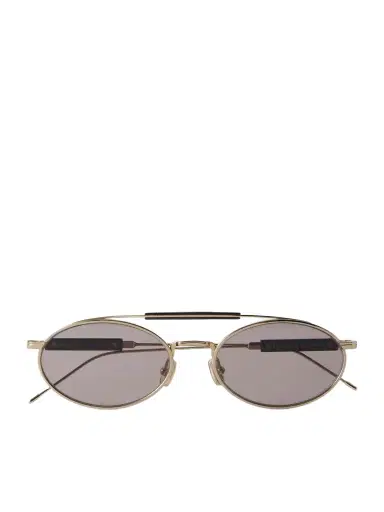 Brunello Cucinelli Aviator-style Gold-tone And Acetate Sunglasses | Thumbnail 1
