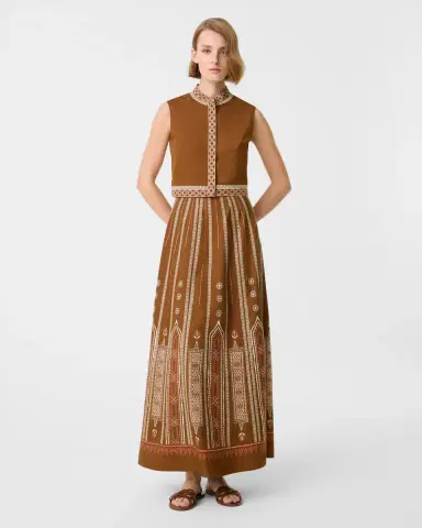Emporio Sirenuse Andorra Top with Lace Embroidery | Thumbnail 3