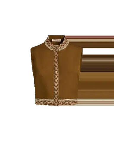 Emporio Sirenuse Andorra Top with Lace Embroidery | Thumbnail 5