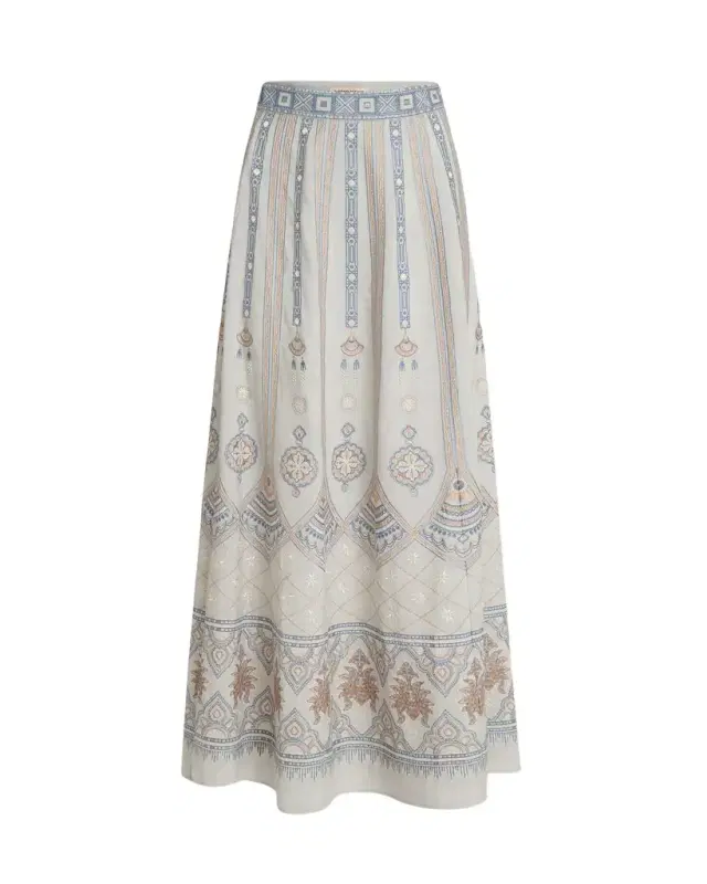 Camille Skirt with Meridiana Embroidery