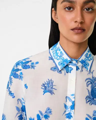 Emporio Sirenuse Patricia Shirt in Chintz Print | Thumbnail 2