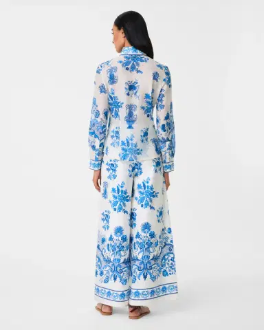 Emporio Sirenuse Patricia Shirt in Chintz Print | Thumbnail 4