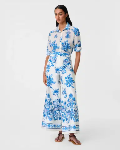 Emporio Sirenuse Patricia Shirt in Chintz Print | Thumbnail 5