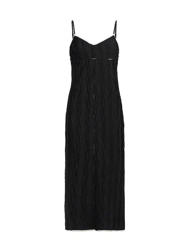 Women's Leah Wavy Midi-Dress - Black Multi