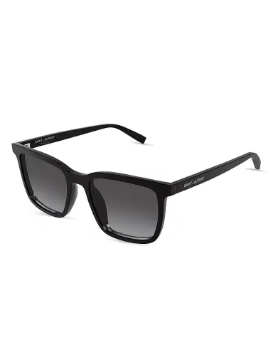 Saint Laurent Men's 54MM Square Sunglasses - Black | Thumbnail 1