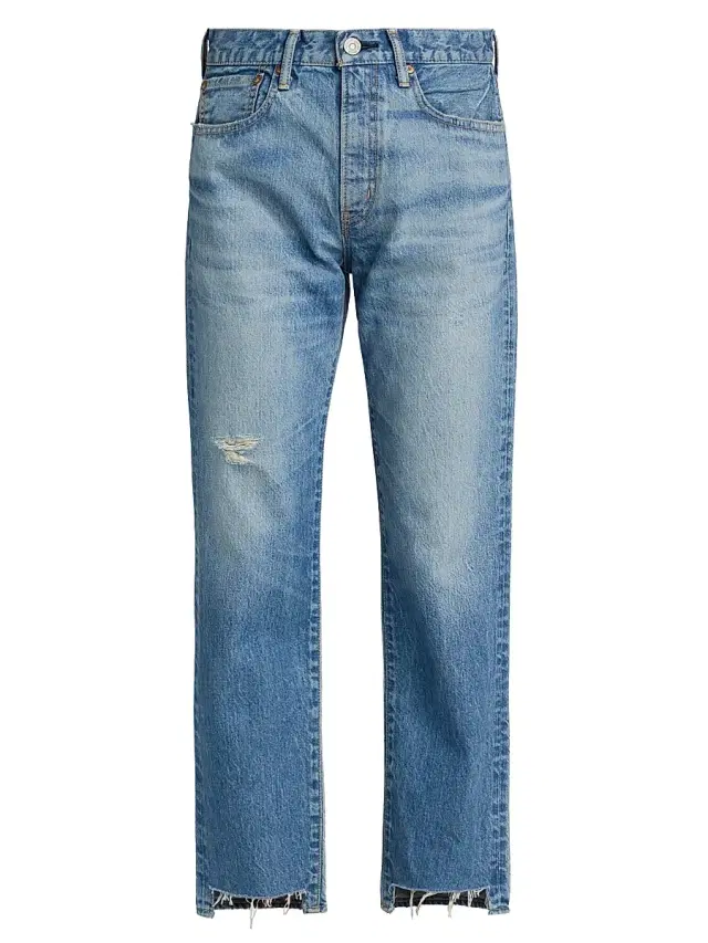 Moussy Vintage Hingham Boys Straight-Leg Jeans - Blue