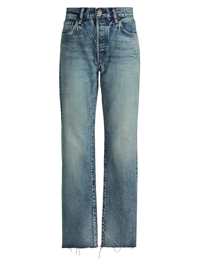 Moussy Vintage Women's Ravencrest Straight-Fit Jeans - Blue