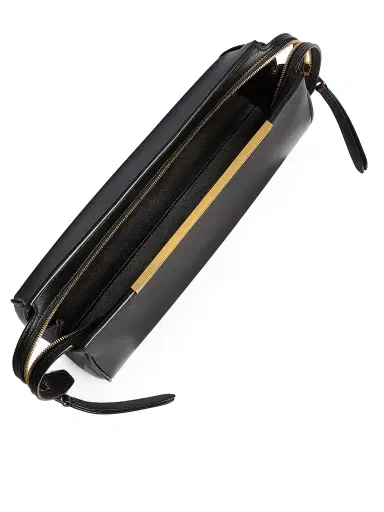 Khaite Women's Donna Leather Evening Clutch - Black | Thumbnail 4
