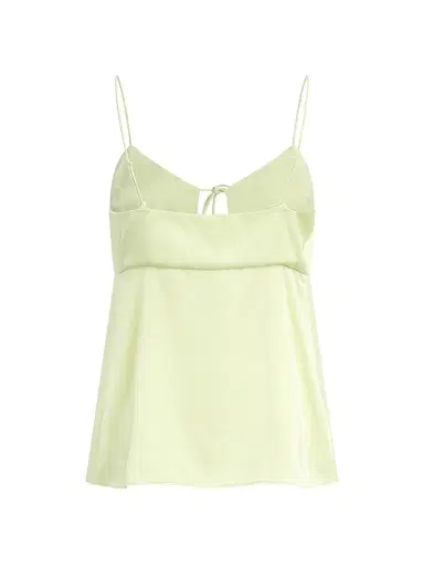 Favorite Daughter Women's Caroline Hammered-Satin Open-Front Cami - Green Tea - Size XS | Thumbnail 2 Favorite Daughter Women's Caroline Hammered-Satin Open-Front Cami - Green Tea - Size XS | Thumbnail 2