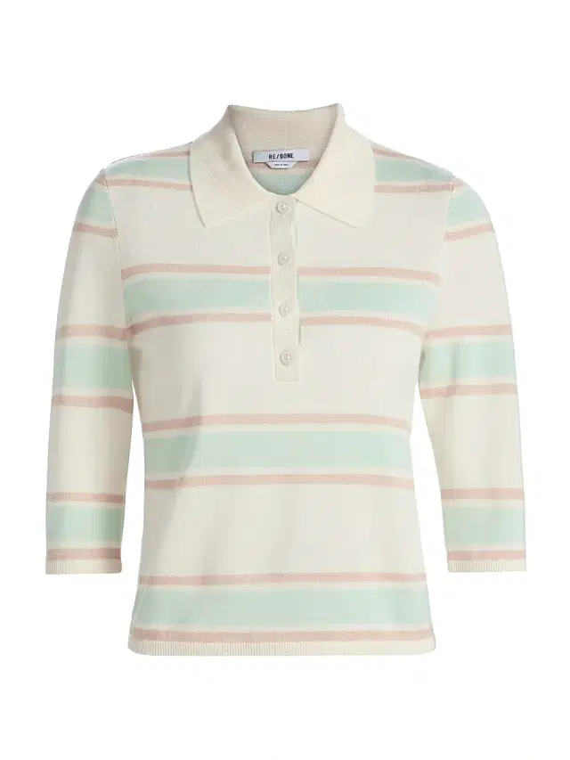 Women's Range Polo Top - Light Mint Combo