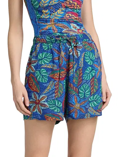 Johnny Was Women's Maris Easy Floral Shorts | Thumbnail 3
