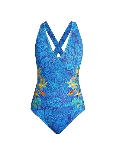 Johnny Was Women's Maris Floral One-Piece Swimsuit - Maris - Size Medium | Thumbnail 1 Johnny Was Women's Maris Floral One-Piece Swimsuit - Maris - Size Medium | Thumbnail 1
