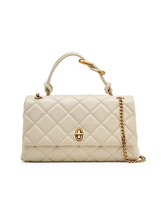 Women's The Quilted Dual Convertible Shoulder Bag - Cloud White