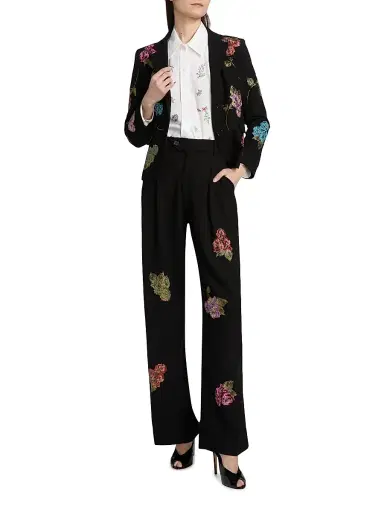 Libertine Women's Primrose Wool Short Jacket - Black - Size Large | Thumbnail 2