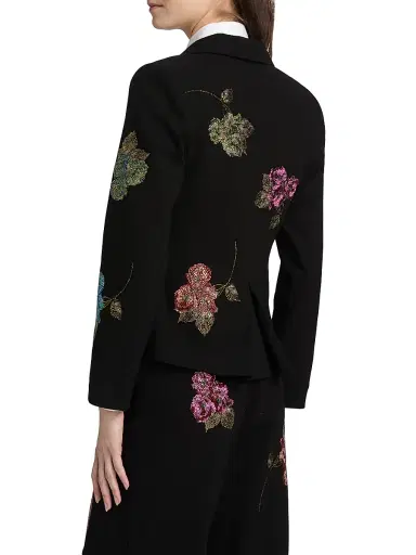 Libertine Women's Primrose Wool Short Jacket - Black - Size Large | Thumbnail 5