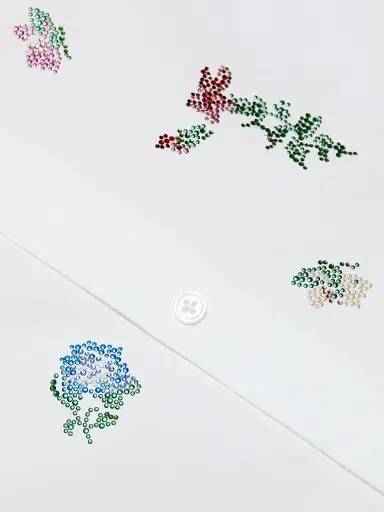 Libertine Women's Joy And Mirth New Classic Embellished Shirt - White | Thumbnail 7 Libertine Women's Joy And Mirth New Classic Embellished Shirt - White | Thumbnail 7