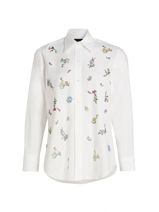 Women's Joy And Mirth New Classic Embellished Shirt - White