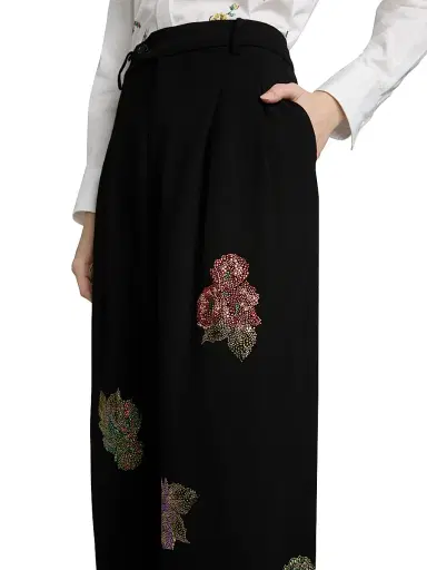 Libertine Women's Primrose Wool Baggy Trousers - Black - Size XL | Thumbnail 6 Libertine Women's Primrose Wool Baggy Trousers - Black - Size XL | Thumbnail 6