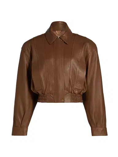 Ronny Kobo Women's Samson Leather Crop Jacket | Thumbnail 1 Ronny Kobo Women's Samson Leather Crop Jacket | Thumbnail 1