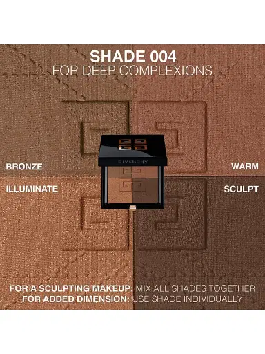 Givenchy Prisme Libre 4-Color Blurring & Sculpting Bronzer Powder - H004 Velours Bronze | Thumbnail 2 Givenchy Prisme Libre 4-Color Blurring & Sculpting Bronzer Powder - H004 Velours Bronze | Thumbnail 2