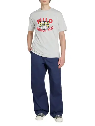 KENZO Men's Wild Tiger Graphic T-Shirt - Pale Grey - Size XXL | Thumbnail 2