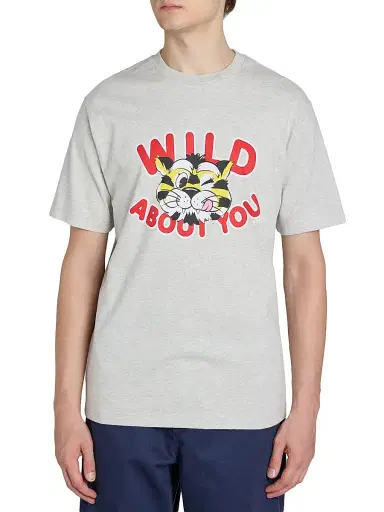 KENZO Men's Wild Tiger Graphic T-Shirt - Pale Grey - Size XXL | Thumbnail 6