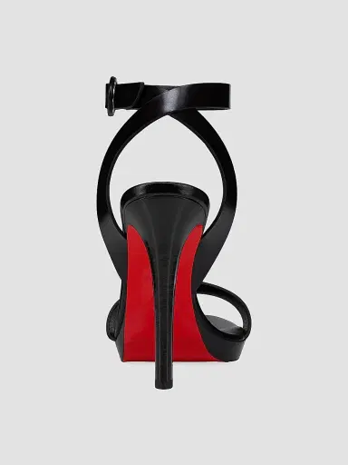Christian Louboutin Women's Fanny 120MM Leather Sandals - Black - Size 11 | Thumbnail 3 Christian Louboutin Women's Fanny 120MM Leather Sandals - Black - Size 11 | Thumbnail 3