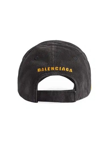 Balenciaga Men's I Pubg I Pubgm Cap - Black | Thumbnail 4
