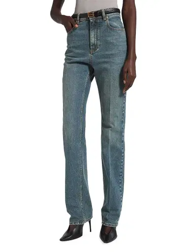 Balenciaga Women's High Waist Slim Jeans | Thumbnail 2 Balenciaga Women's High Waist Slim Jeans | Thumbnail 2