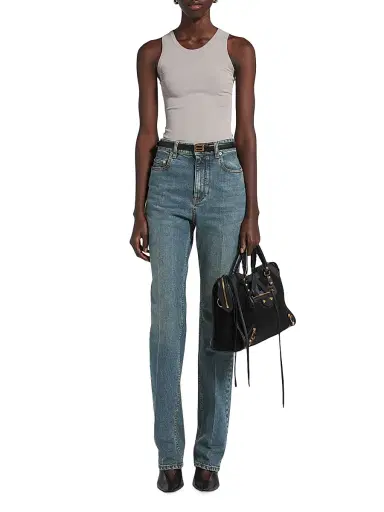 Balenciaga Women's High Waist Slim Jeans | Thumbnail 6 Balenciaga Women's High Waist Slim Jeans | Thumbnail 6