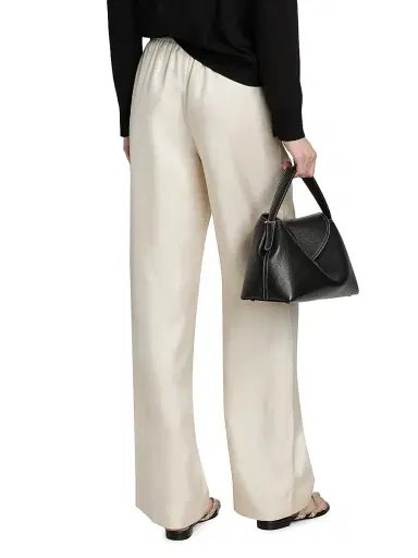 Loulou de Saison Women's Lars Silk Relaxed-Fit Pants - | Thumbnail 5
