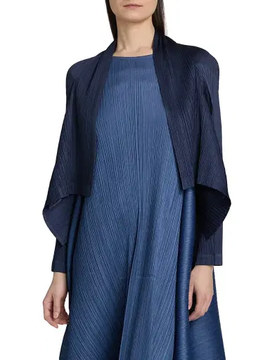 Pleats Please Issey Miyake Women's City Frame Plissé Jacket | Thumbnail 6 Pleats Please Issey Miyake Women's City Frame Plissé Jacket | Thumbnail 6