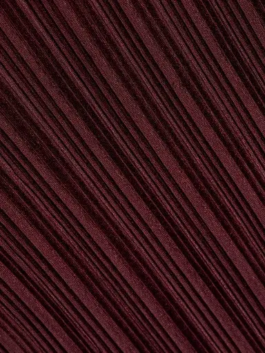 Pleats Please Issey Miyake Women's January Rib-Knit Top - Bordeaux | Thumbnail 7 Pleats Please Issey Miyake Women's January Rib-Knit Top - Bordeaux | Thumbnail 7