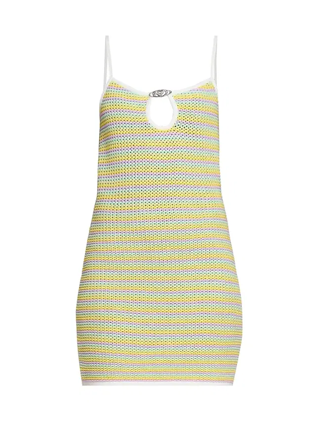 Casablanca Women's Bourgeois Stripe Mini Dress