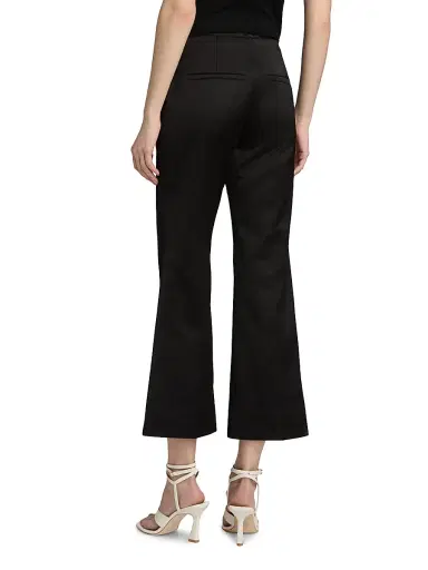 TOTEME Women's Kick Flare Raw-Edge Trousers | Thumbnail 5