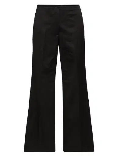 TOTEME Women's Kick Flare Raw-Edge Trousers | Thumbnail 1